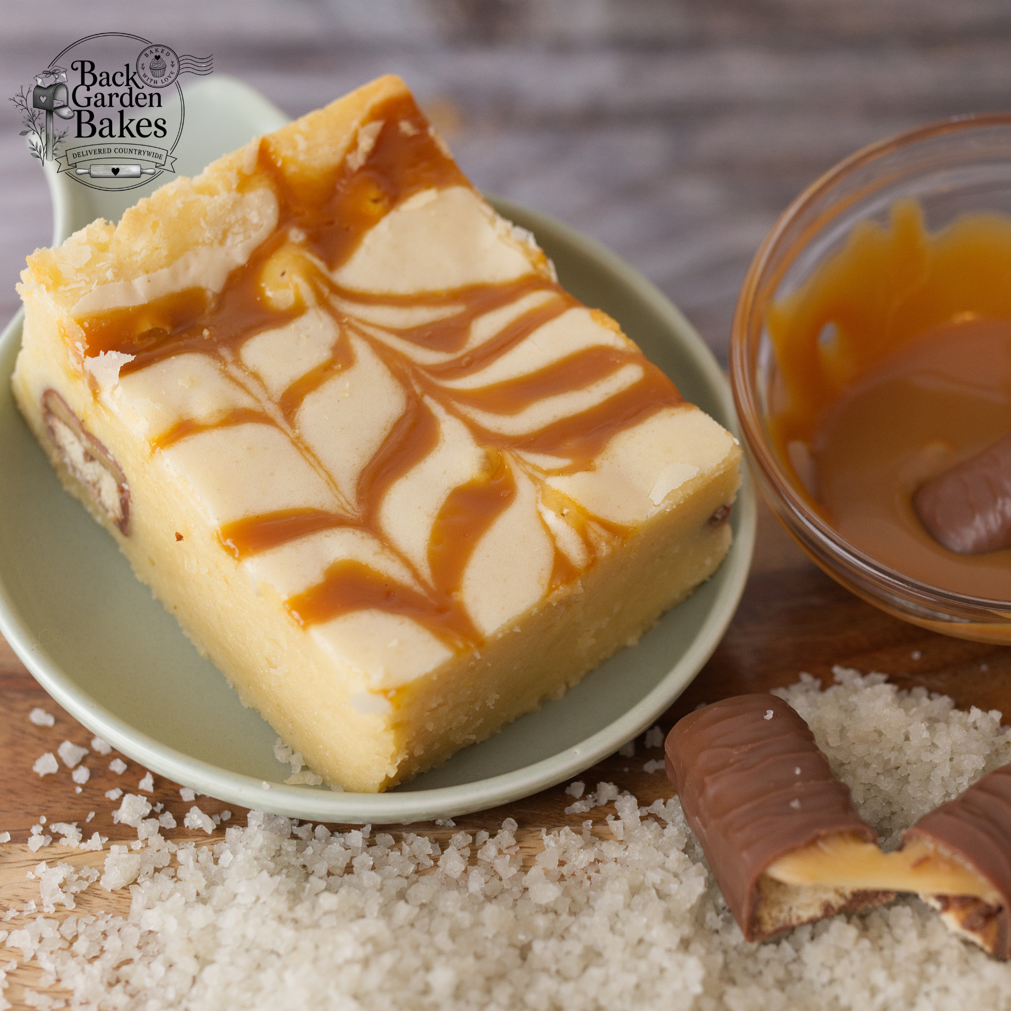 Twix & Salted Caramel Blondie