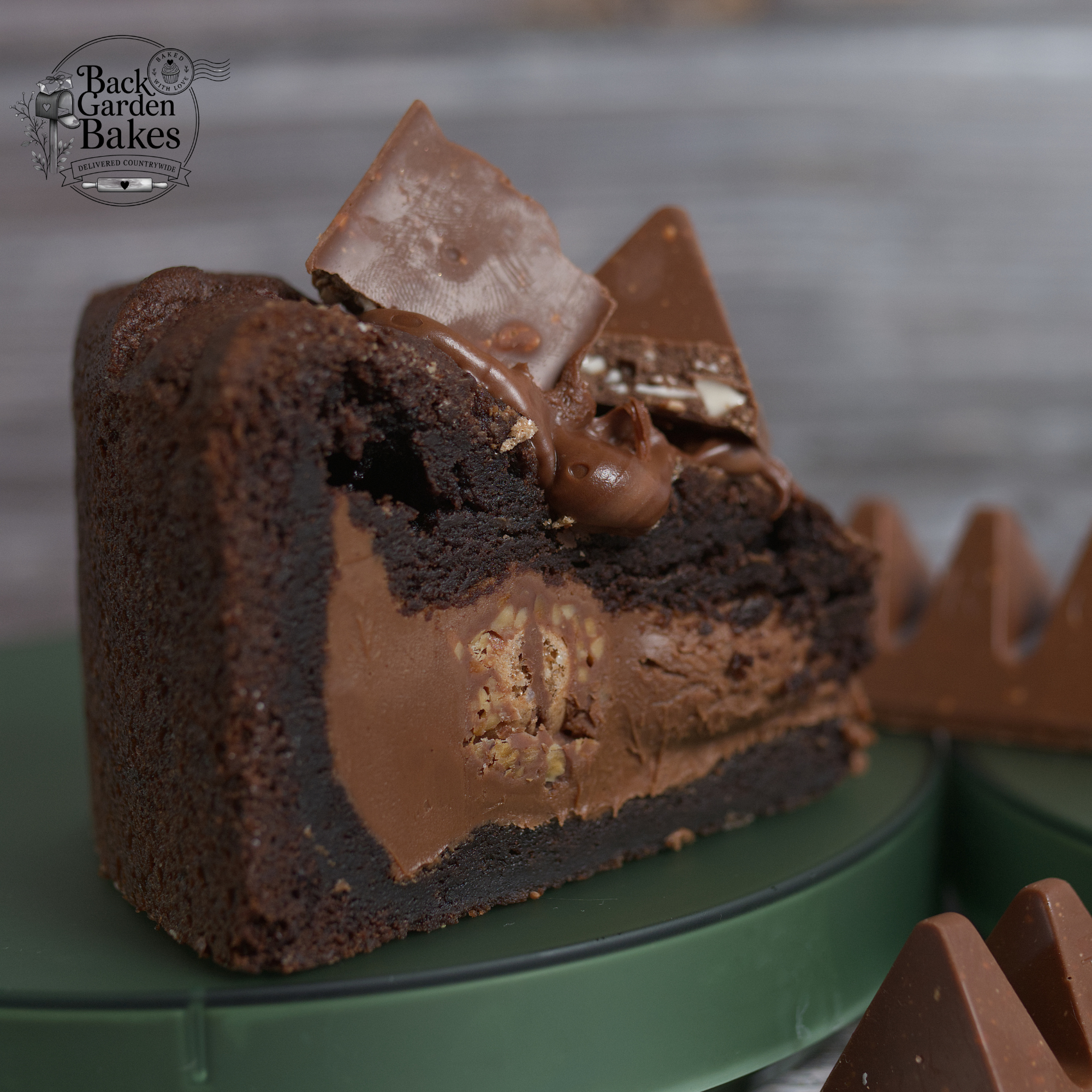 Toblerone Cookie Pie Slice