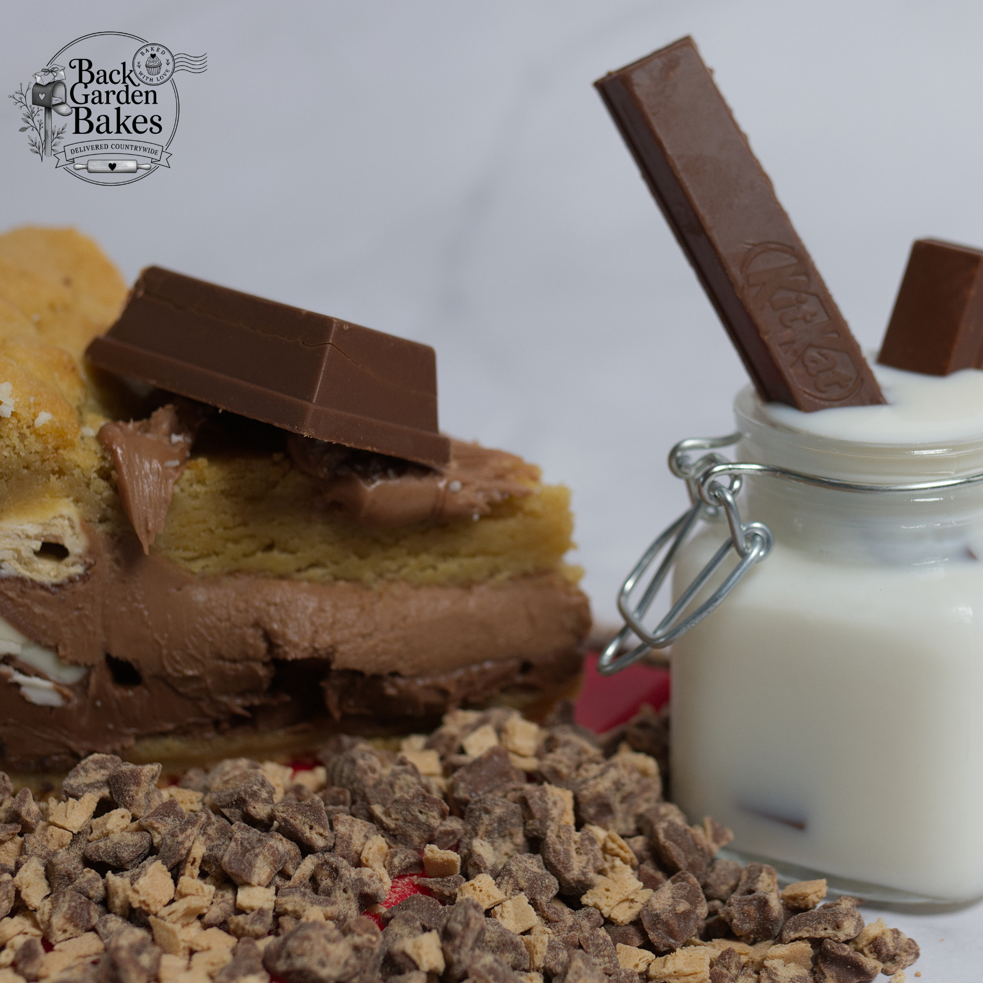 KitKat Cookie Pie Slice