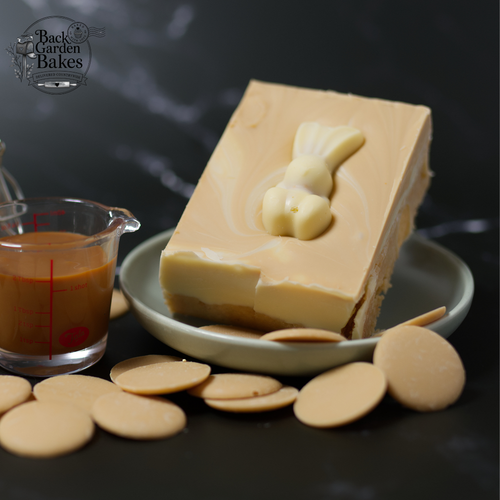 Caramilk & white Malteser Slice