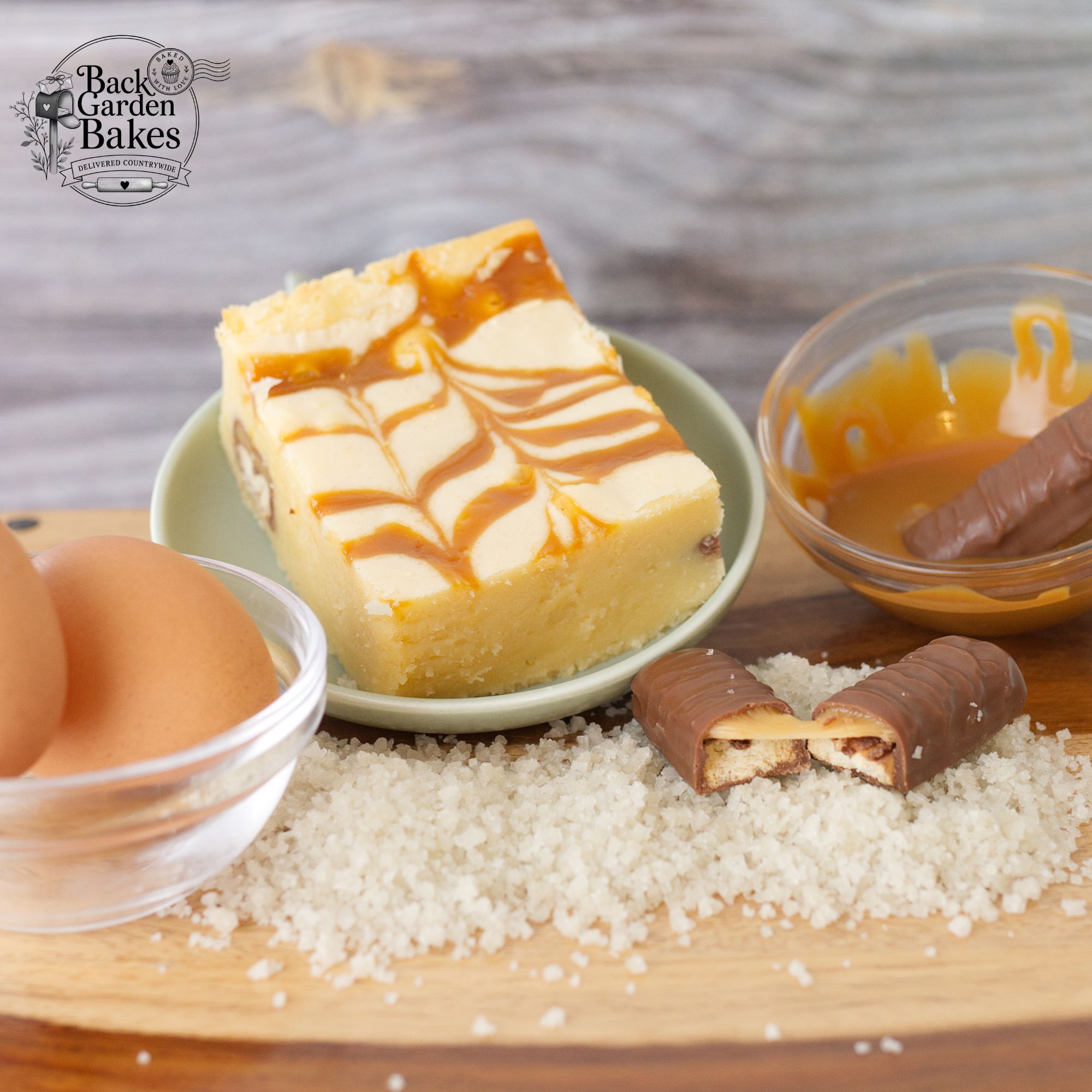 Twix & Salted Caramel Blondie