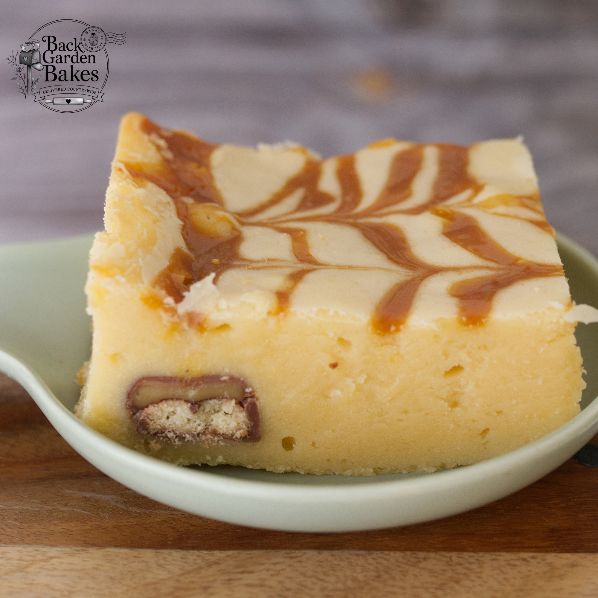 Twix & Salted Caramel Blondie