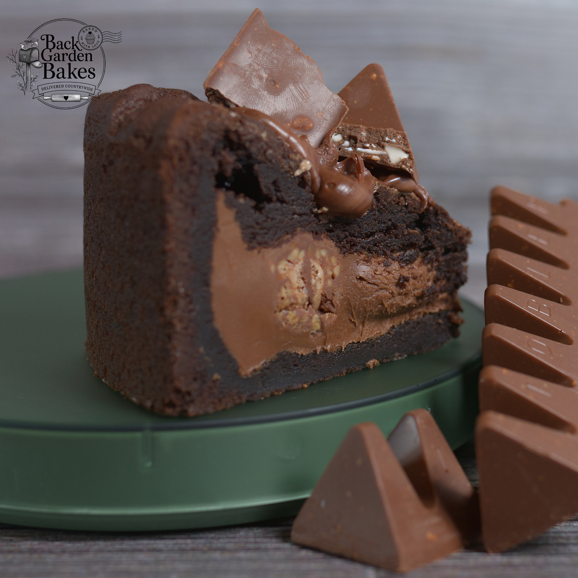 Toblerone Cookie Pie Slice