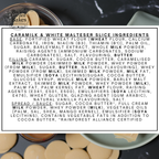 Caramilk & white Malteser Slice